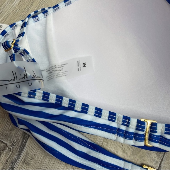 Nicole Miller Striped Bikini Top - Picture 5 of 10